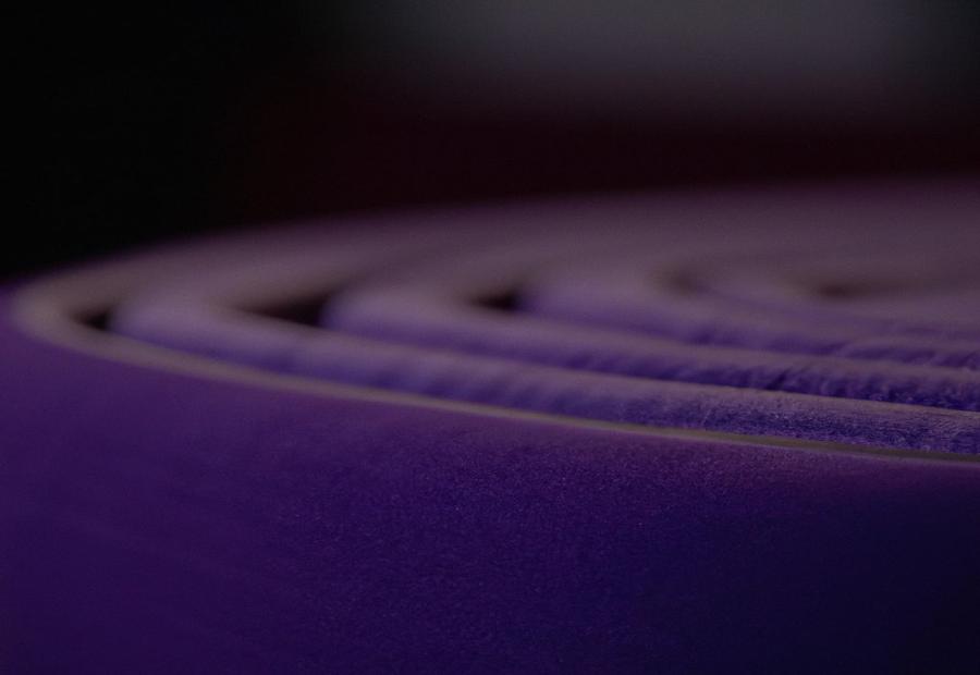 can a purple mattress be sat upright